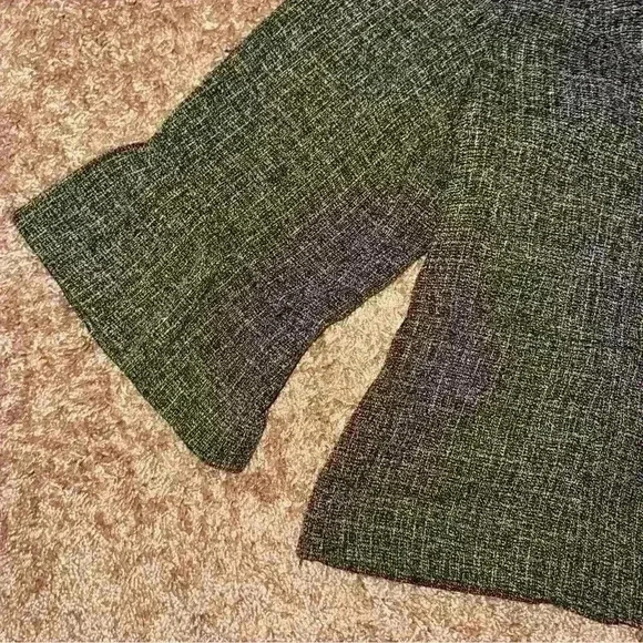 Courtenay Black & White Textured Button-Up Blazer, Size 16W - Picture 2 of 8